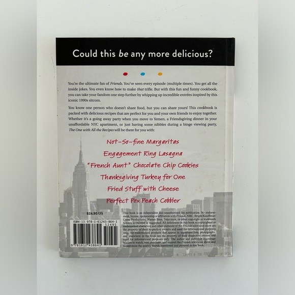The One With All the Recipes- An Unofficial Cookbook for Fans of Friends - Picture 2 of 4